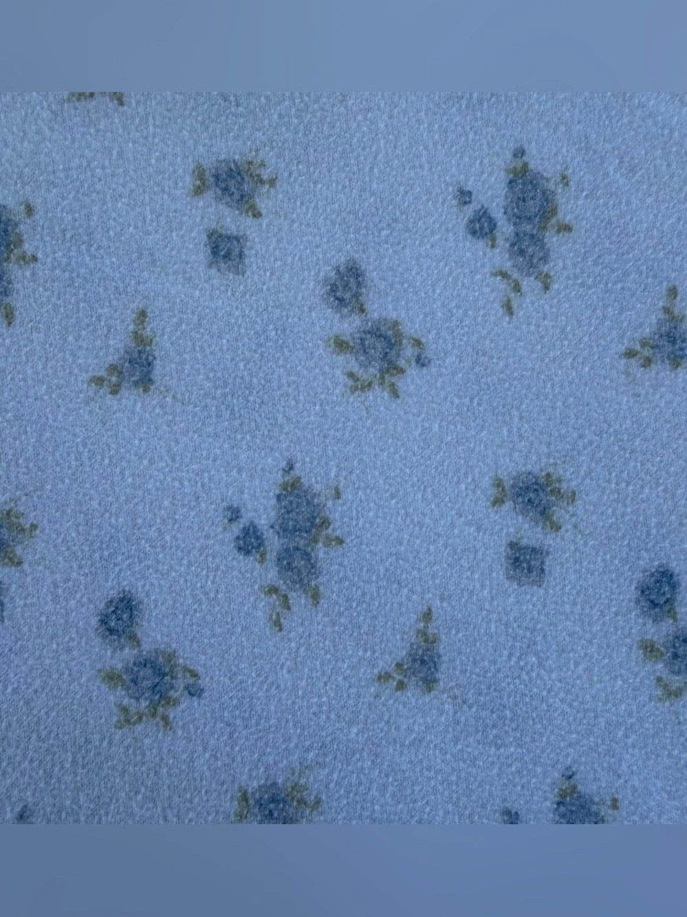 Simply Shabby Chic Misty Rose Flannel Flat Sheet F/Q Cottage Farmhouse HTF